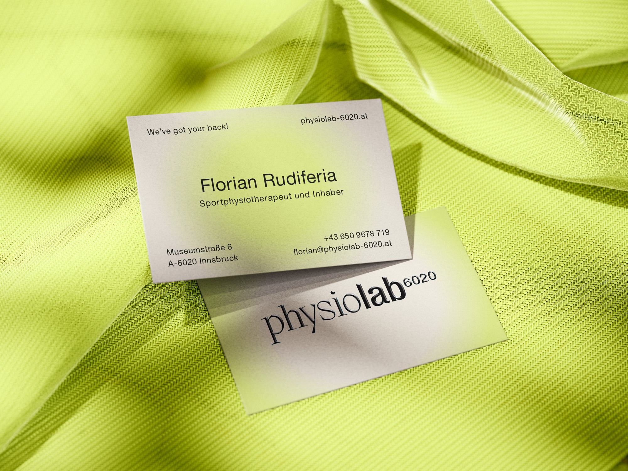 Physiolab6020 Visitenkarten 2 Dominik Hollaus Fotografie Grafikdesign